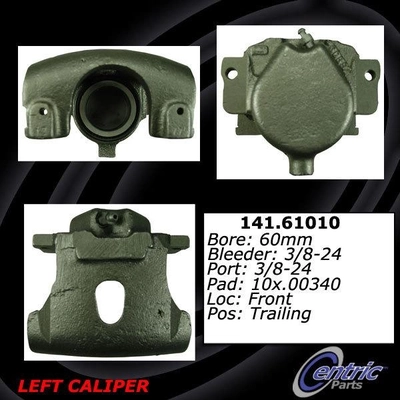 Front Left Rebuilt Caliper With Hardware by CENTRIC PARTS - 141.61010 pa1