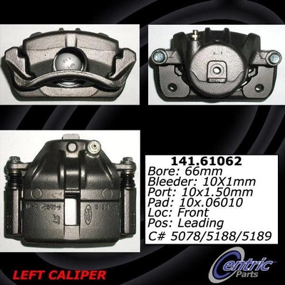 Front Left Rebuilt Caliper With Hardware by CENTRIC PARTS - 141.61062 pa8