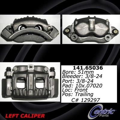 Front Left Rebuilt Caliper With Hardware by CENTRIC PARTS - 141.65036 pa6