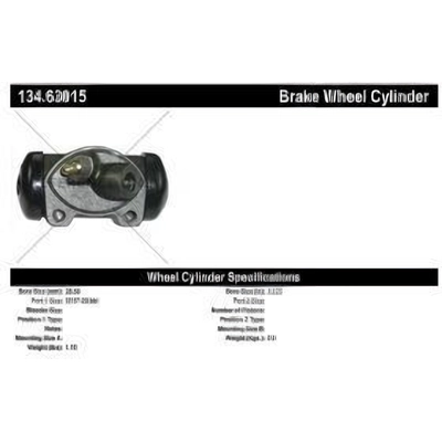 Front Left Wheel Cylinder by CENTRIC PARTS - 134.63015 pa5