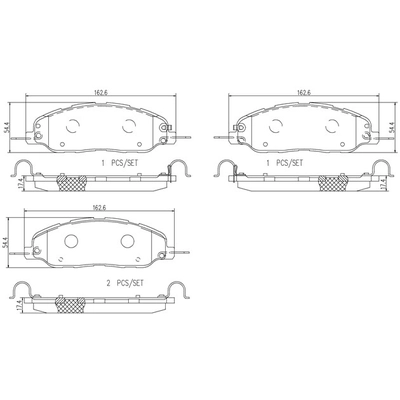 BREMBO - P24185N - Disc Brake Pads pa1