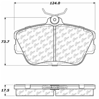 Front Premium Ceramic Pads by CENTRIC PARTS - 301.05980 pa2