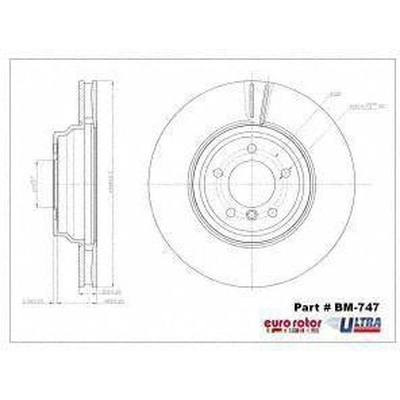 EUROROTOR - BM747 - Front Premium Rotor pa2