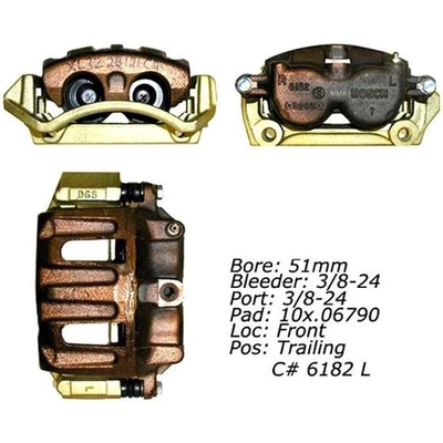 Front Right Rebuilt Caliper With Hardware by CENTRIC PARTS - 141.65045 pa12