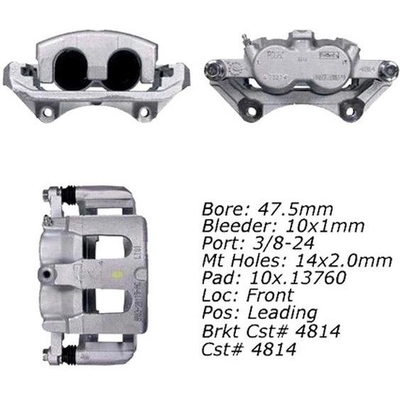 Front Right Rebuilt Caliper With Hardware by CENTRIC PARTS - 141.65089 pa23