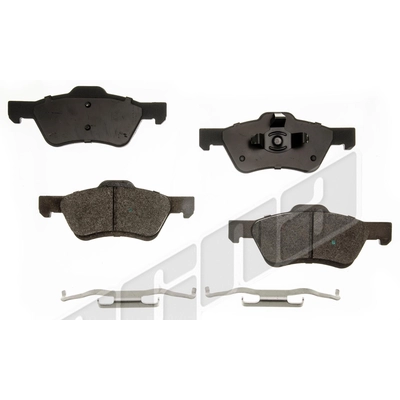 AGNA BRAKES - ALD1047M - Front Semi Metallic Pads pa1