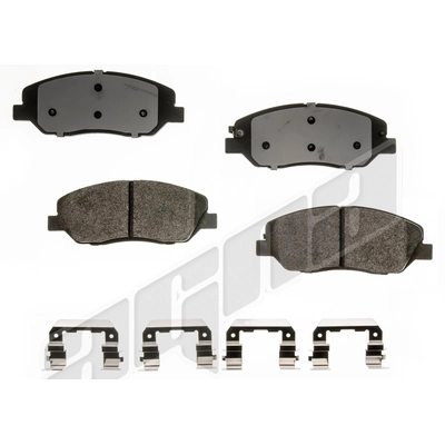 AGNA BRAKES - ALD1202M - Front Semi Metallic Pads pa1