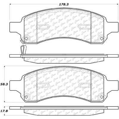 Front Semi Metallic Pads by CENTRIC PARTS - 102.11690 pa7