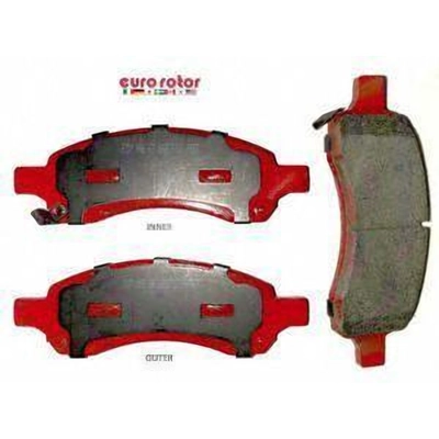 Front Semi Metallic Pads by EUROROTOR - F1D1169H pa2