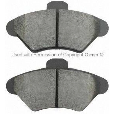 Front Semi Metallic Pads by QUALITY-BUILT - 1001-0600M pa3