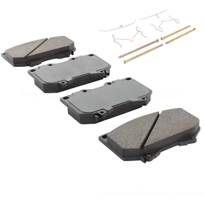 QUALITY-BUILT - 1002-0812M - Front Disc Brake Pad Set pa1