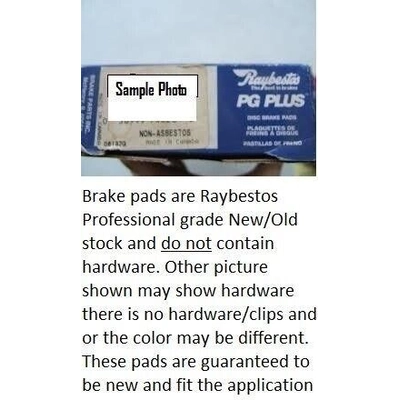 Front Semi Metallic Pads by RAYBESTOS - PGD700M pa7