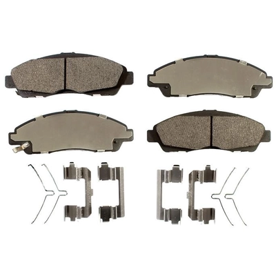 Front Semi Metallic Pads by TRANSIT WAREHOUSE - PPF-D1896 pa1