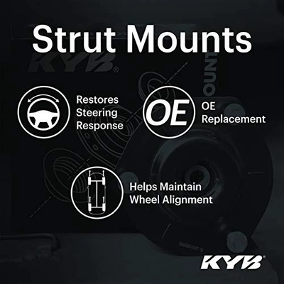 Front Strut Mount by KYB - SM5053 pa3