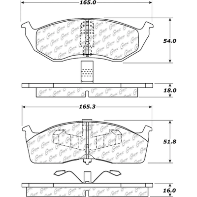 Front Super Premium Ceramic Pads by CENTRIC PARTS - 105.06420 pa3