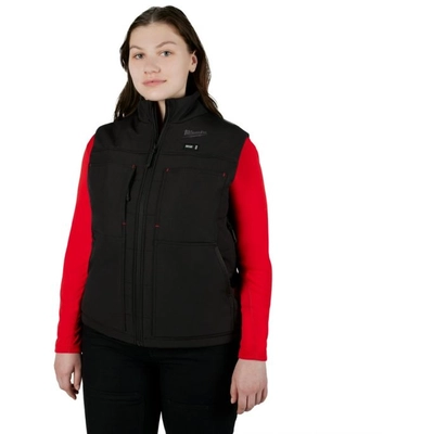 MILWAUKEE - 334B-20M - Women Medium Black Heated Quilted Vest pa1