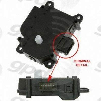 Heating Ventilation & Air Conditioning Mode Door Actuator by GLOBAL PARTS DISTRIBUTORS - 1712297 pa2