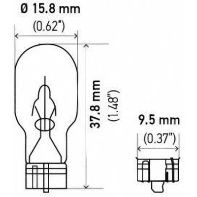 High Mount Brake Light (Pack of 10) by HELLA - 921 pa1