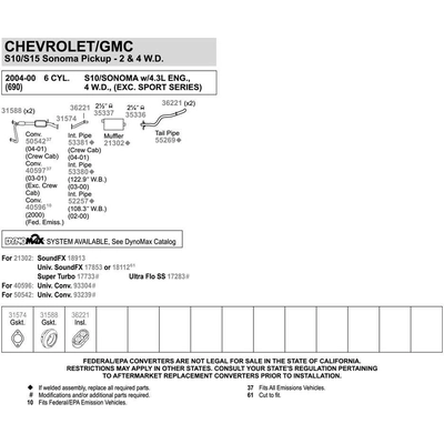 Stainless Steel Muffler - WALKER USA - 21302 pa8