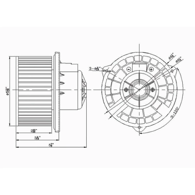 New Blower Motor by GLOBAL PARTS DISTRIBUTORS - 2311636 pa1