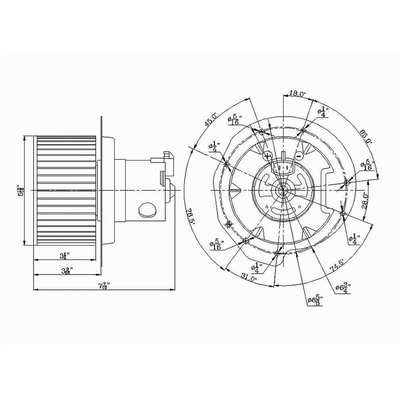 New Blower Motor by GLOBAL PARTS DISTRIBUTORS - 2311639 pa1