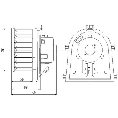 GLOBAL PARTS DISTRIBUTORS - 2311650 - New Blower Motor pa1