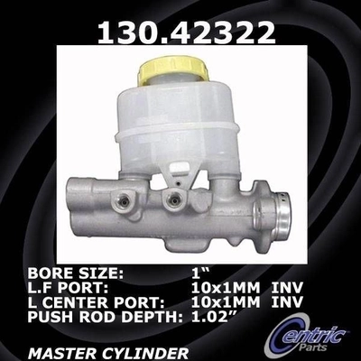 New Master Cylinder by CENTRIC PARTS - 130.42322 pa2