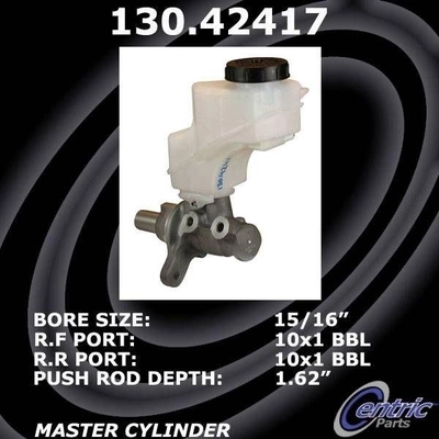 New Master Cylinder by CENTRIC PARTS - 130.42417 pa3