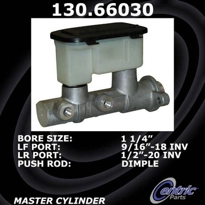 New Master Cylinder by CENTRIC PARTS - 130.66030 pa4