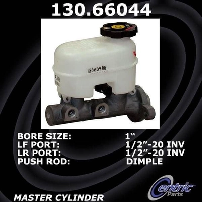 New Master Cylinder by CENTRIC PARTS - 130.66044 pa2