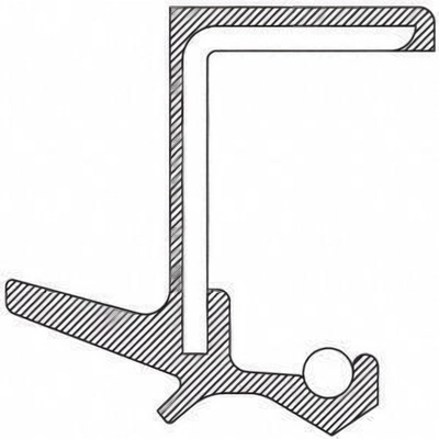 Output Shaft Seal by NATIONAL OIL SEALS - 710732 pa2