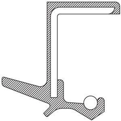 Output Shaft Seal by NATIONAL OIL SEALS - 711034 pa4