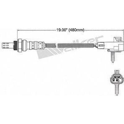 Oxygen Sensor by WALKER PRODUCTS - 350-34047 pa2