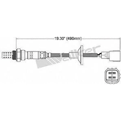 Oxygen Sensor by WALKER PRODUCTS - 350-34641 pa2