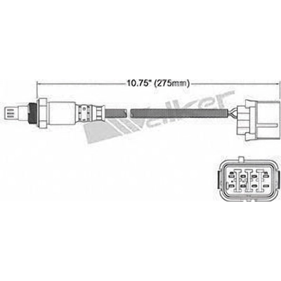 Oxygen Sensor by WALKER PRODUCTS - 350-64076 pa1