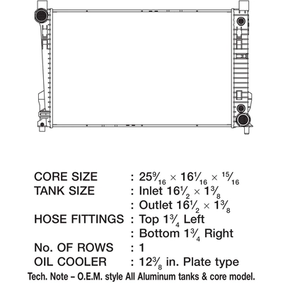 Radiator by CSF - 2990 pa1