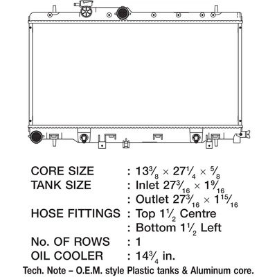 Radiator by CSF - 3003 pa3