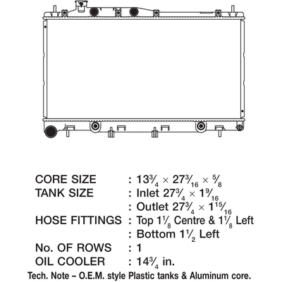 Radiator by CSF - 3142 pa1