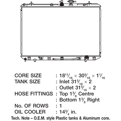 Radiator by CSF - 3375 pa5