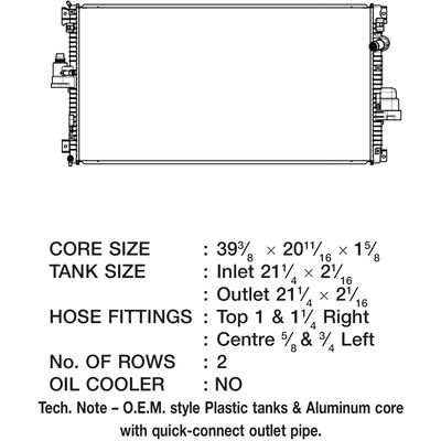 Radiator by CSF - 3602 pa2