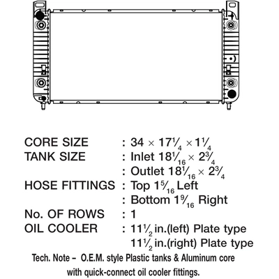 Radiator by CSF - 3728 pa1