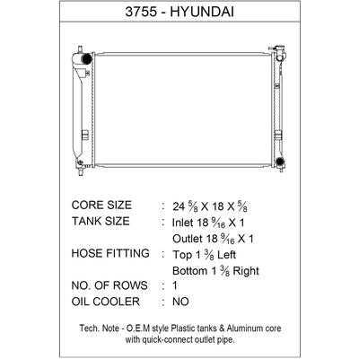 Radiator by CSF - 3755 pa2