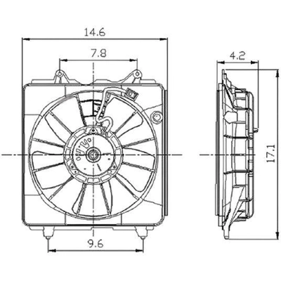 Radiator Fan Motor Assembly - HO3117100 pa2