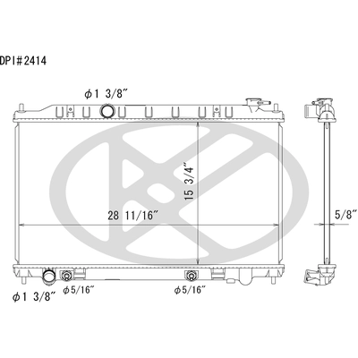 Radiator by KOYORAD - A2414 pa1