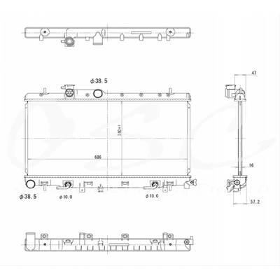 Radiator by OSC - 13051 pa1