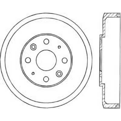 Rear Brake Drum by CENTRIC PARTS - 123.45017 pa1