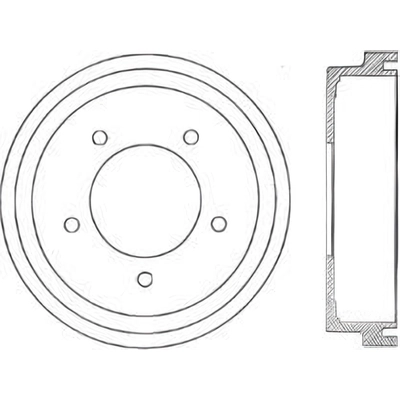 Rear Brake Drum by CENTRIC PARTS - 123.48014 pa1