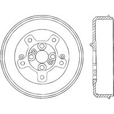 Rear Brake Drum by CENTRIC PARTS - 123.50002 pa1