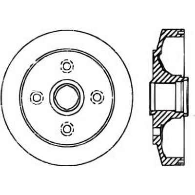 Rear Brake Drum by CENTRIC PARTS - 123.50003 pa1