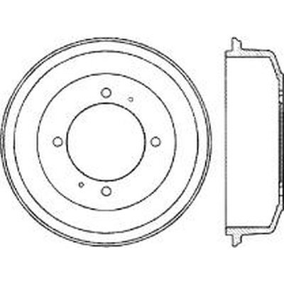 Rear Brake Drum by CENTRIC PARTS - 123.51004 pa2